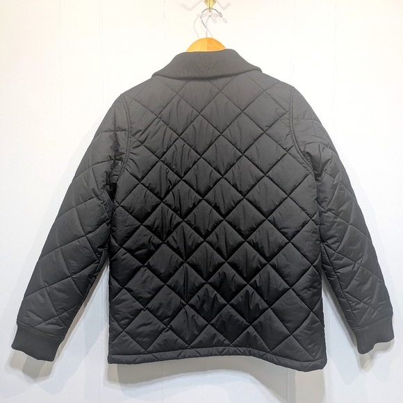 Vans Quilted Puffer in Black size Large Diamond Pattern Pockets Warm - Picture 7 of 9